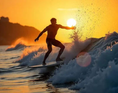 Training camps for surfer beginners